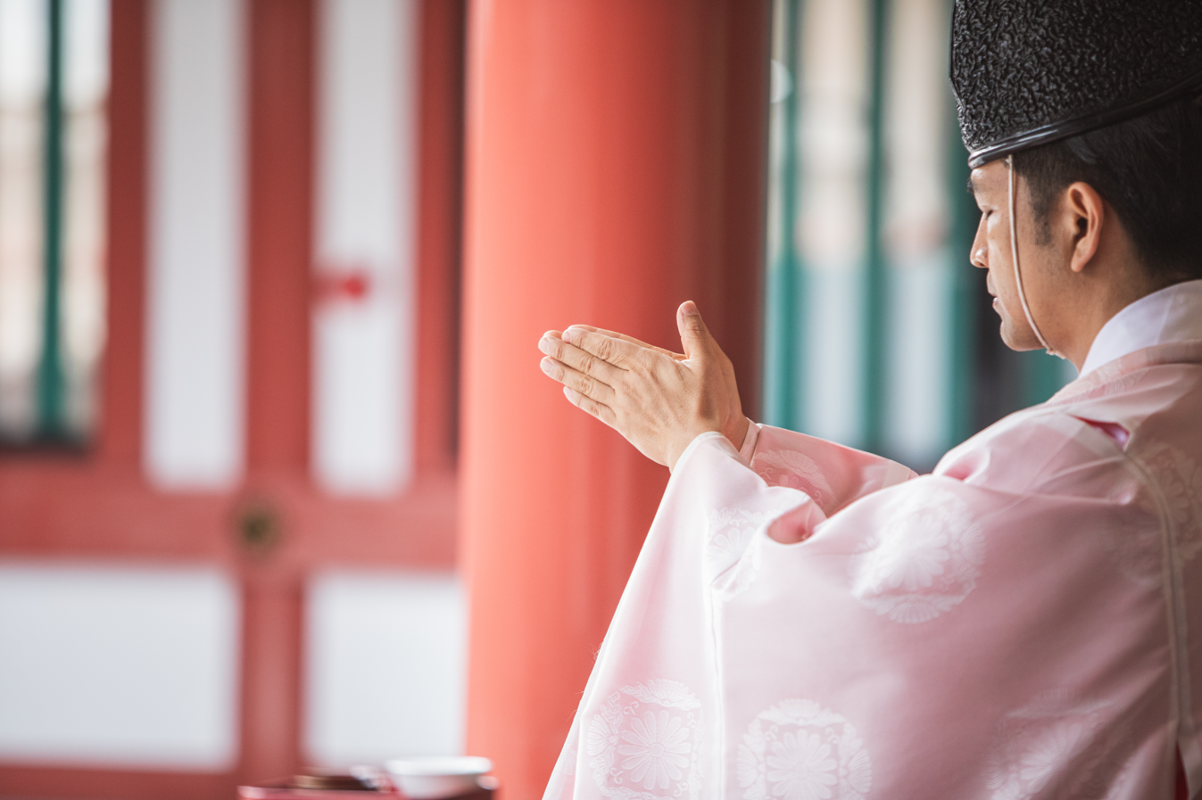 伝統的な奥ゆかしさのある結婚式「神前式」